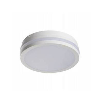 LED ceiling light with sensor BENO 12-18W CCT-O-SEW max 2080lm 3000-4000K warm/neutral IP65 Ø22 class II. 5-year warranty white 38777