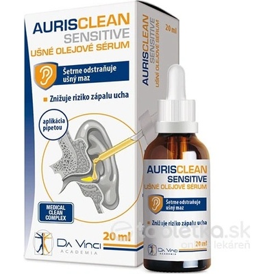 AurisClean Sensitive ušné olejové sérum 20 ml