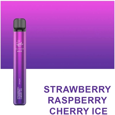 Elf Bar 600 V2 Strawberry Raspberry Cherry Ice 20 mg 600 potáhnutí