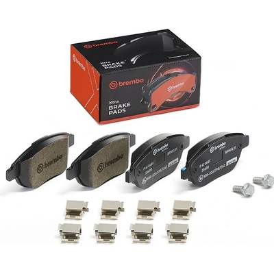 Sada brzdových platničiek, vždy 4 kusy v sade BREMBO P 61 068X (P61068X)