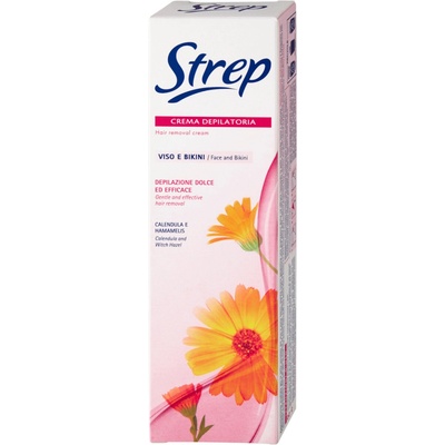 Strep depilační krém obličej a bikini s měsíčkem 75 ml