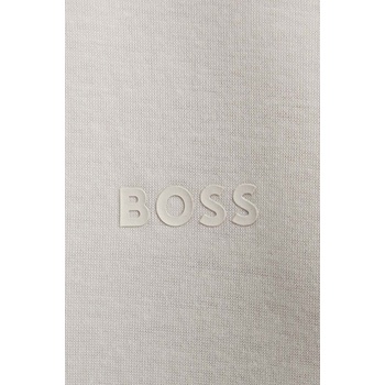 HUGO BOSS Домашен суичър boss в бежово с качулка с изчистен дизайн 50524760 (50524760)