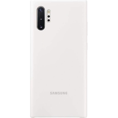 Samsung Silicone Cover Case EF-PN975TW - оригинален силиконов кейс за Samsung Galaxy Note 10 Plus (бял)