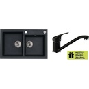 Sety kuchynských drezov a batérií Set Alveus Rock 90 + Nina