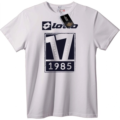 NOONEBRAND Тениска Lotto 1985 Легендарна - 5XL, Black