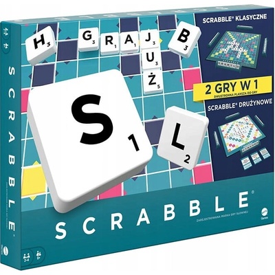 Mattel Scrabble 2 hry v 1