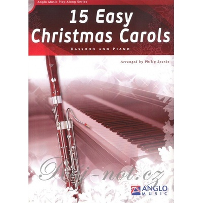15 Easy Christmas Carols + CD / fagot + klavír