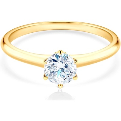 SAVICKI Годежен пръстен The Journey: злато, лабораторен диамант