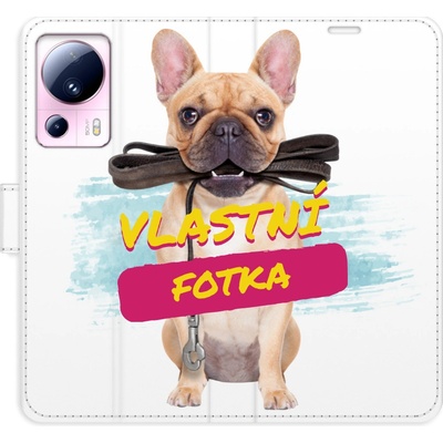 Pouzdro iSaprio Flip s vlastním motivem a kapsičkami na karty Xiaomi 13 Lite
