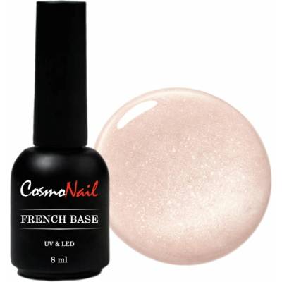 COSMONAIL French Base Glitter 025 Rose Gold Glitter, 8 ml