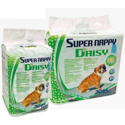 Croci Super Nappy Daisy - Постелка памперс с аромат на Лайка 53х54 см , 30 броя