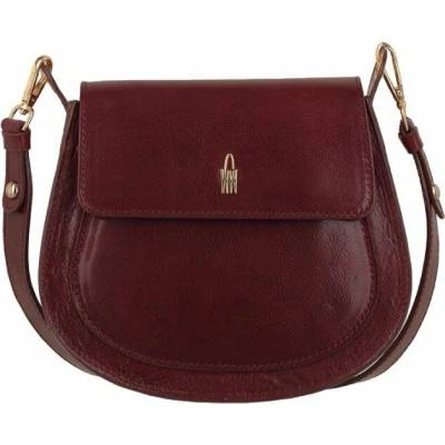 Wojewodzic dámska kožená kabelka crossbody bordová 31883/