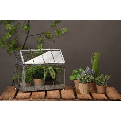 Skleník|pěstírna na květiny, 36 x 19 x 33 cm|Esschert Design