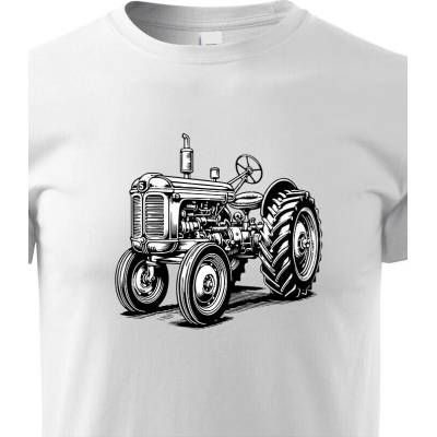 Dětské tričko Traktor Bílá Canvas Dětské tričko Bezvatriko.cz 2713