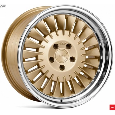 ISPIRI CSR1D 9,5x18 5x112 ET42 vintage gold polished lip