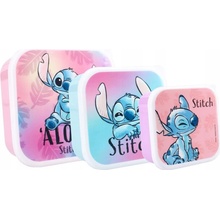 Lilo a Stitch Svačinový box Stitch Aloha 3v1