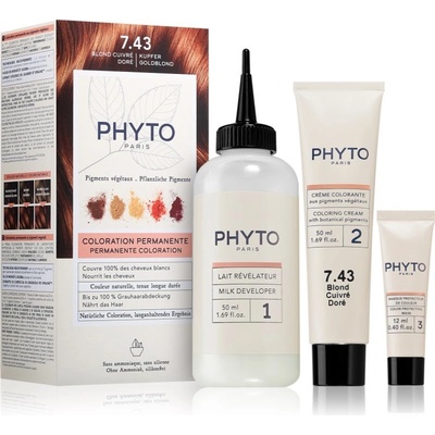 Phyto color 7.43 Měděná zlatá blond
