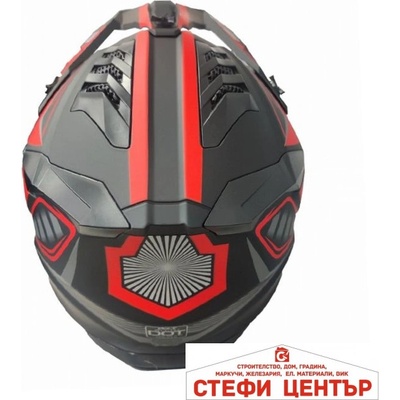 Paolo Кросова Каска 127 - M - Matt Black/Red (721342)