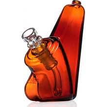 GRAV® skleněný Bong Wedge Bubbler 12 cm Jantarová 12 cm