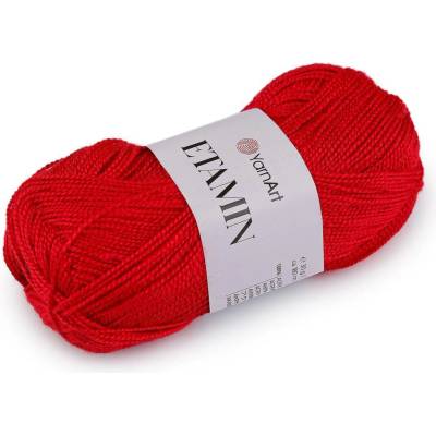 Pletací příze Etamin 30 g Varianta: 7 (434) červená, Balení: 1 ks 61630/160035/286095
