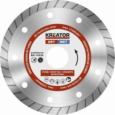 Kreator Diamantový kotouč celoobvodový 115 mm KRT083100