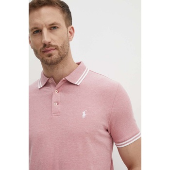 Ralph Lauren Тениска с яка Polo Ralph Lauren в розово с изчистен дизайн 710941492 (710941492)