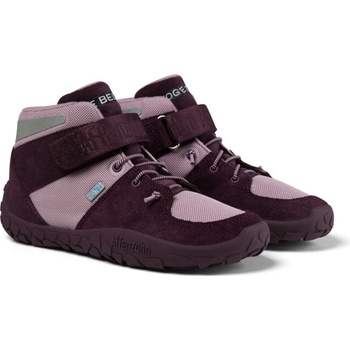 Affenzahn Barefoot Winter Sneaker Leather Grape fialová