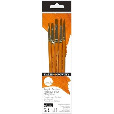 Daler-Rowney Simply Комплект четки 5 бр (216620501)