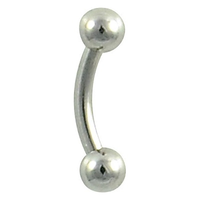 Piercing banánek titanový BN9000