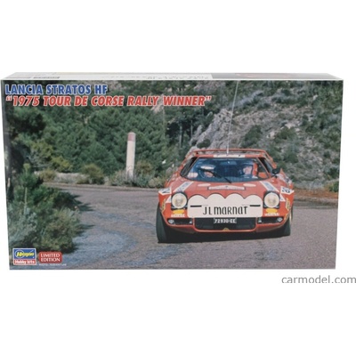HASEGAWA LANCIA STRATOS HF N 6 WINNER RALLY TOUR DE CORSE 1975 BERNARD DARNICHE ALAIN MAHE 1:24