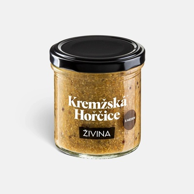 ŽIVINA Medová kremžská hořčice z celých semínek 140 g – Zboží Dáma