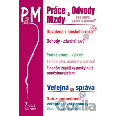 Práce a mzdy 7/2026 Dovolená z loňského roku