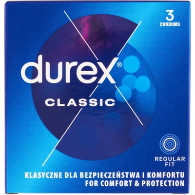 Durex Classic Regular Fit 3 ks