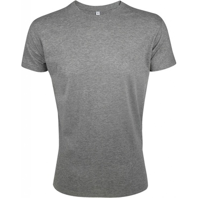 Soľs Regent Fit pánske tričko grey melange