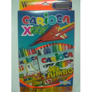 Кариока Carioca Комплект за оцветяване carioca xfly 33 части