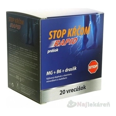 NP Pharma Muscoaktiv Stop křečím Rapid 20 sáčků