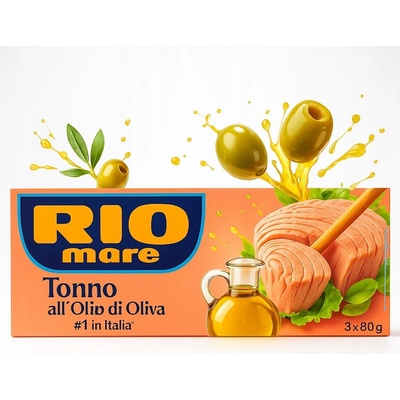 Rio Mare Tuňák v olivovém oleji konzerva 3 x 80 g