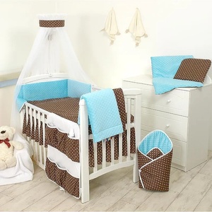  Бебешки спален комплект Minky 7 елемента 135 х 100 см 64528-D5