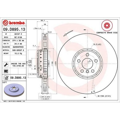 BREMBO 09.D895.13