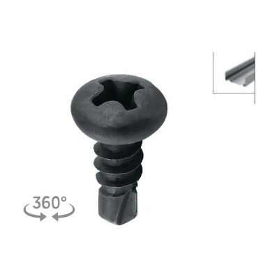 KLIMAS Fosfátová skrutka do plechu BTEX (blister)