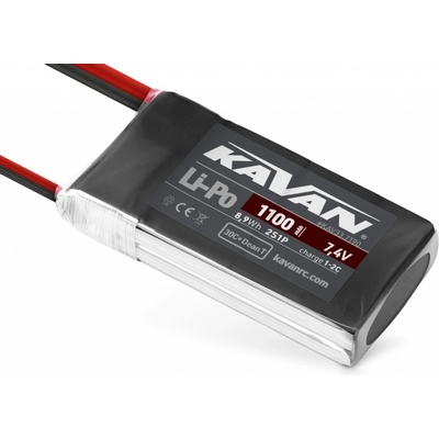 KAVAN Li-Po 1100mAh/7.4 V 30C + Dean T – Hledejceny.cz