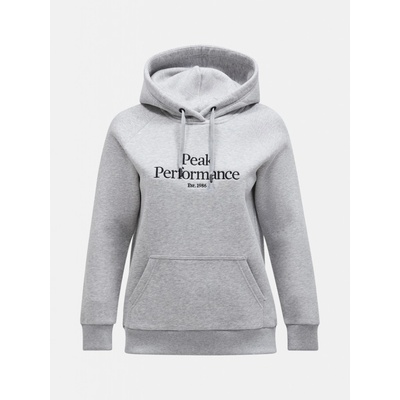 Peak Performance W Original Hood Med Grey Mel