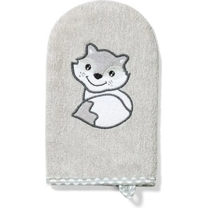 Babyono Тривка с апликация бамбук Babyono, сива (5901435408599) - ozone