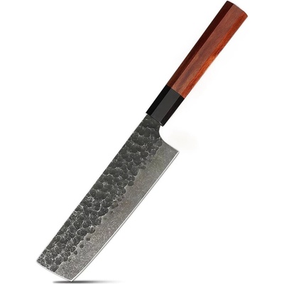 IZMAEL Kuchynský nôž Hotako Nakiri/Hnedá 16.8 cm