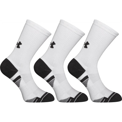 Under Armour 3PACK ponožky 1379521 100 bílé