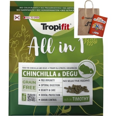 Tropifit Chinchilla & Degu 0,5 kg – Hledejceny.cz