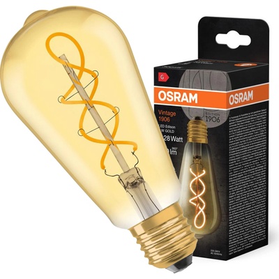 Osram ST64 Edison E27 4W = 28W 300 lm 2000K Warm Vintage 1906