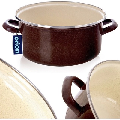 Orion Smaltovaný kastról s lemom Brown, 4 l, 4 l