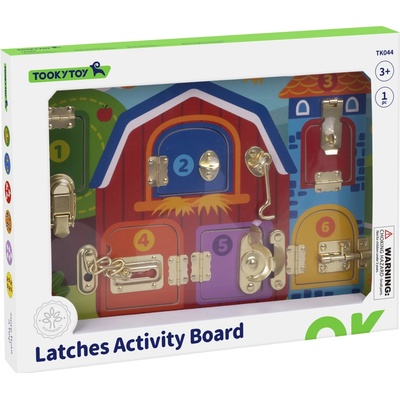 Tooky Toy Aktivity Board so zámkami Farma