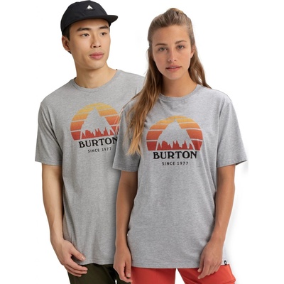 Burton Underhill triko Short Sleeve Fw19 gray Heather